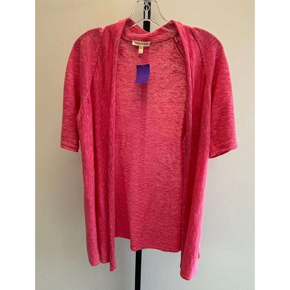 Eileen Fisher Pink Short Sleeve Topper Size XS #53820